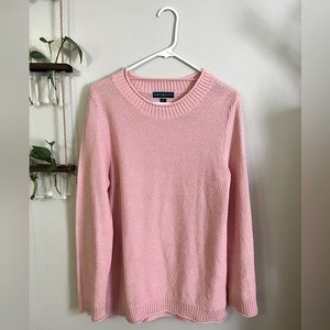 Karen Scott, light pink knit sweater, Size M, NWOT